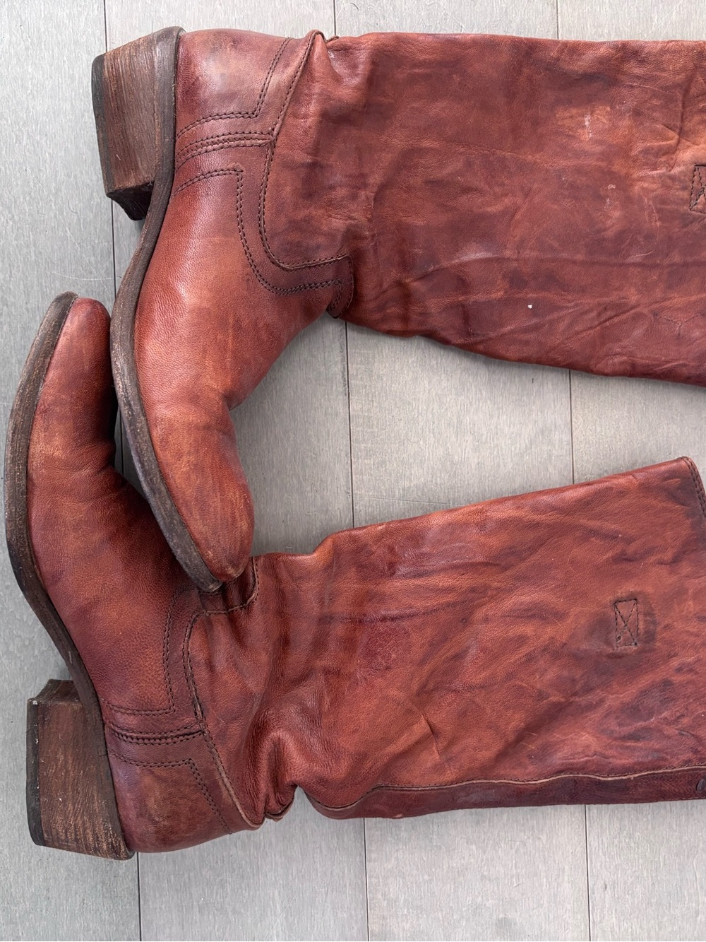 Women’s Frye leather boots size 8